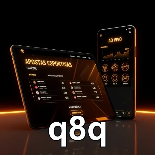Imagem do acesso ao q8q, mostrando apostas em dispositivos móveis.