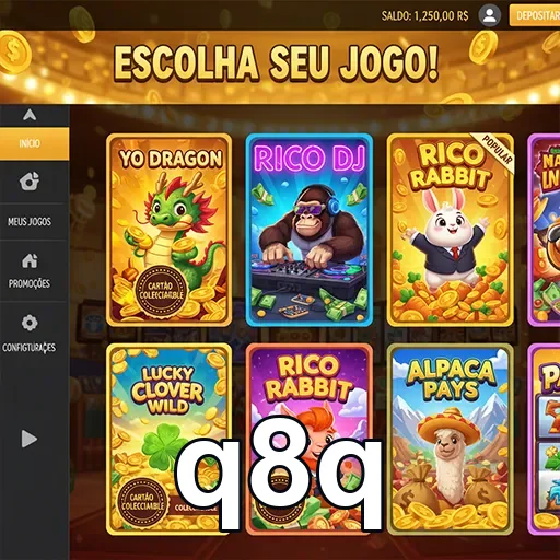 Seleção de slots dinâmicos no q8q para jogadores VIP.