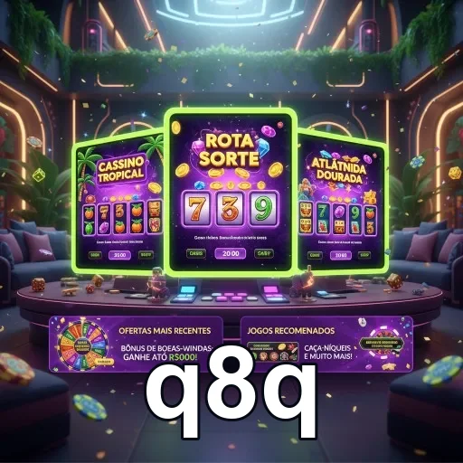 Slots populares e promoções atrativas no q8q.