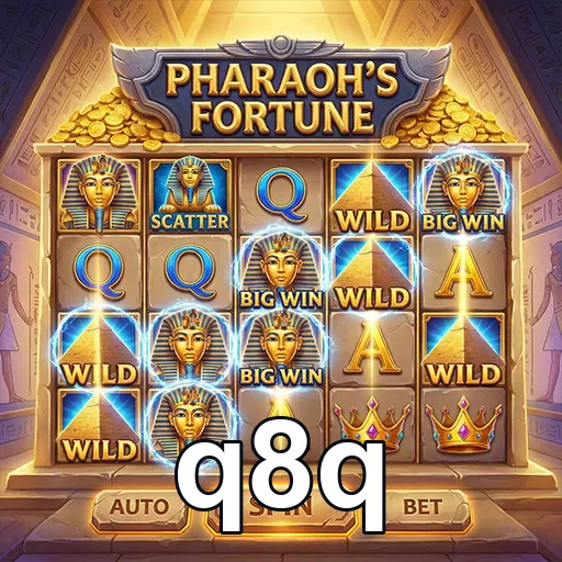 Slots rápidas da q8q com tema de Pharaoh's Fortune.