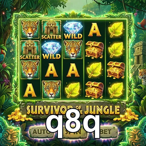 Slots no q8q, como 'Survivor of the Jungle', atraem jogadores.